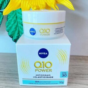 NIVEA Creme Facial Antissinais Q10 Power Dia FPS 30 Pele Mista a Oleosa 50g