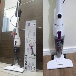 Aspirador de Pó Mondial, Turbo Cycle 800W, Branco/Lilás - AP-34