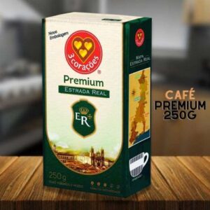 Café, Torrado e Moído, Estrada Real Premium, à Vácuo, 250g, 3 Corações