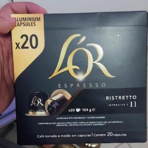 Café L'or Cápsula Ristretto - 20 unidades - 104 gramas