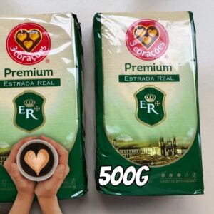 Café, Torrado e Moído, Estrada Real, Premium, à Vácuo, 500g, 3 Corações