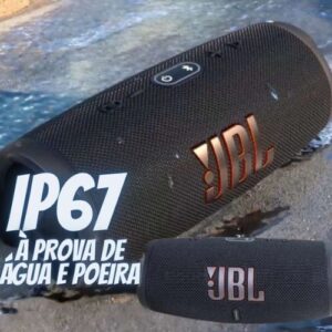 Caixa de Som Bluetooth JBL Charge 5 40W Preta - JBLCHARGE5BLK