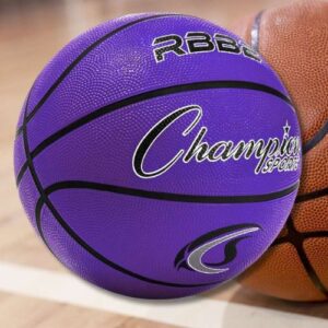 Champion Sports Bola de basquete de nylon resistente oficial