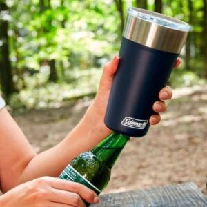 Copo Térmico com Tampa 600ml Azul Coleman