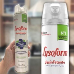 [ENCERRADA] Desinfetante Aerossol Lysoform Original 432ml