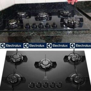 Electrolux COOKTOP A GÁS KE5GP COM MESA DE VIDRO PRETA BIVOLT