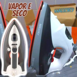 Ferro de passar Mallory Zeus 2 em 1 – Vapor e Seco com Base Em Cerâmica