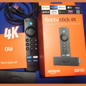 Fire TV Stick 4K com Controle Remoto por Voz com Alexa