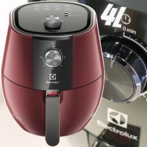 Fritadeira Elétrica sem oleo Electrolux Airfryer 4L 1400W EAF31 vermelho