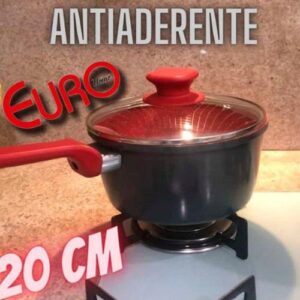 [ENCERRADA]Panela ColorStone Antiaderente, 20 cm, Terracota, Euro