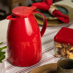 Bule Viena com Gatilho 1L Vermelho Velvet Invicta