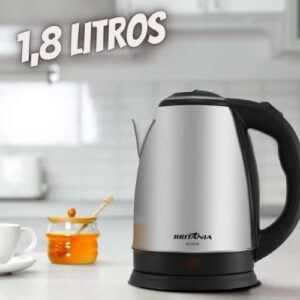 Chaleira, Bch02pi, 1,8L, Preto, Britânia