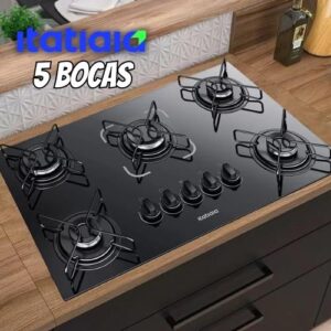 Cooktop Essencial Itatiaia 5 Bocas - Preto