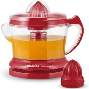 Espremedor de Frutas Mondial, Turbo Citrus Red Premium, 30W - E-23