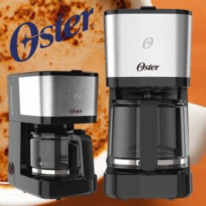 Cafeteira Oster Inox, 1,2L, Preto/Inox, 750W, OCAF600