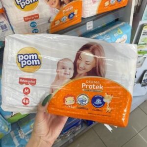 Fralda Pom Pom Derma Protek Mega M 48 Unidades