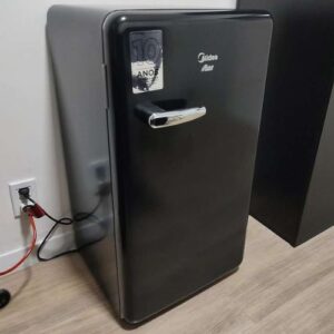 Frigobar Retrô, 95L, Preto, 220V, Midea, MRV10P2
