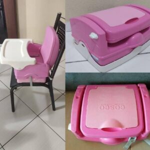 Cadeira de Refeição Portátil Smart Cosco - Rosa