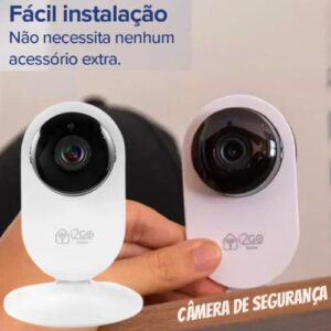 Câmera Inteligente Wi-Fi Slim 180° Full HD 1080p i2GO Home - Compatível com Alexa