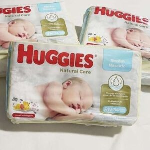 Fralda Huggies NATURAL CARE RN 34 unidades