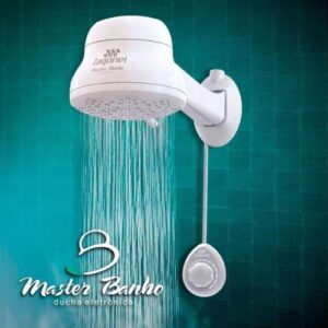 [ENCERRADA] Ducha Master Banho Eletronica 5500w 127v Branco Bl Zagonel Branco