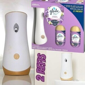 Desodorizador Automatic Spray Aparelho, Refil Lavanda e Baunilha 269 ml, Glade