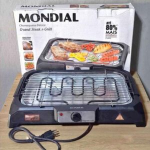 Churrasqueira Elétrica, Mondial, Preto, 1500W, 220V - CH-07