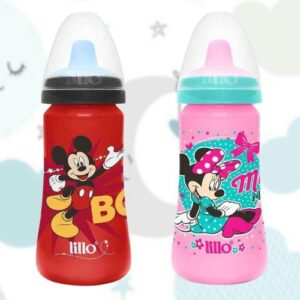 Copo Colors Bico De Silicone Disney Mickey ou Minnie