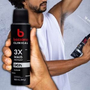 Desodorante Clinical Ultra Cool Antitranspirante Aerossol Bozzano Masculino 150ml
