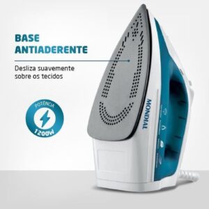 Ferro a Vapor, Mondial, Azul/Branco, 1200W, 110V - F-32
