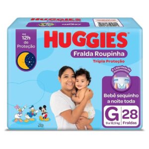 FRALDA HUGGIES TRIPLA PROT. ROUP. G - 28UND