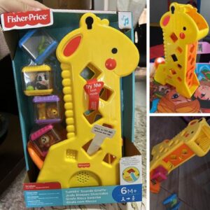 Girafa Pick a Block, Fisher Price, Mattel