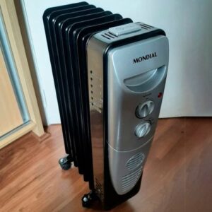 Aquecedor a Óleo, Mondial, Preto/Prata, 1500W, 220V - A-06