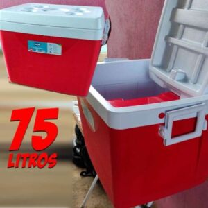 Caixa Térmica 75 Litros Vermelha Mor