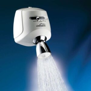 Ducha Relax 220V 5500W, Lorenzetti, 7540115, Branco/Cromado, Pequeno