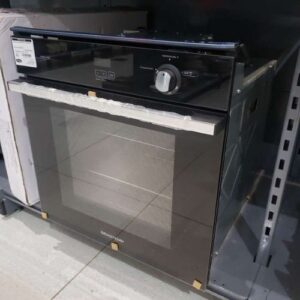 Forno de embutir a gás Brastemp 78 litros Preto com grill e timer touch - BOA84AE 220V