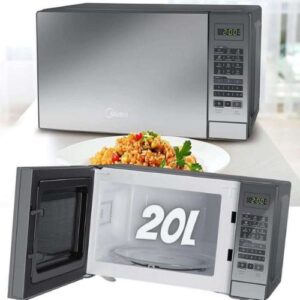 Forno Micro-ondas 20L Prata Espelhado Midea 127V