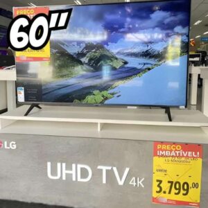 2022 Smart TV LG 60' 4K UHD 60UQ8050 WiFi Bluetooth HDR Nvidia GEFORCE NOW ThinQAI Smart Magic Google Alexa