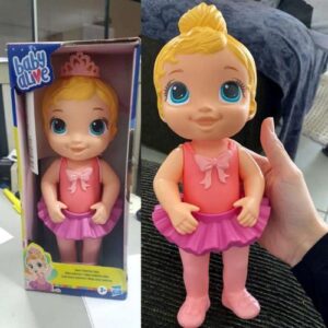 Baby Alive, Boneca Bebê, Doce Bailarina Loira, Colorida
