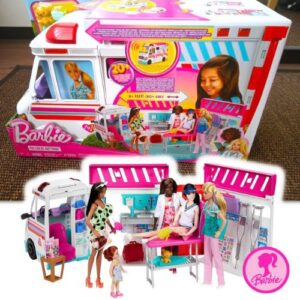 Barbie Profissões Conjunto de Brinquedo Clínica de Atenção Médica para crianças a partir de 3 anos