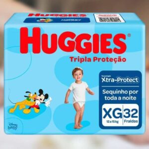Fralda Huggies Tripla Proteção XXG - 32 fraldas