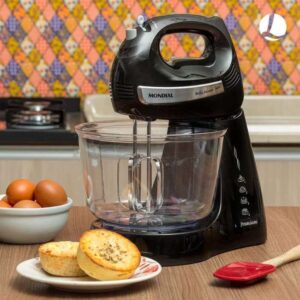 Batedeira Bella Massa, Mondial, Preto/Inox, 500W - B-23 NP