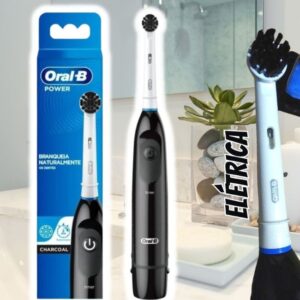 Escova de Dente Elétrica Oral-B Charcoal 1 unidade.