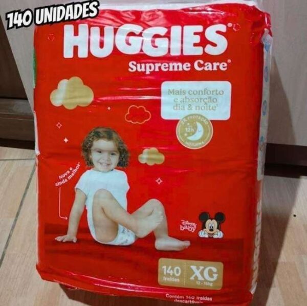Huggies Fralda Supreme Care XG 140 Un