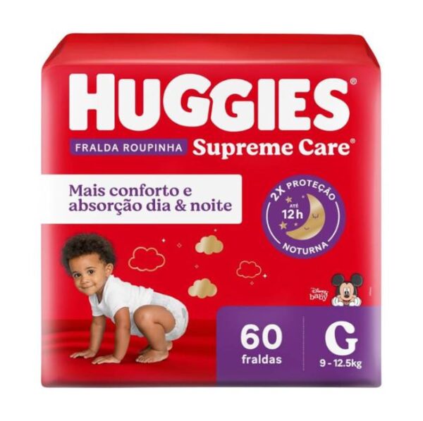 Huggies Fralda Roupinha Supreme Care G 60 Un