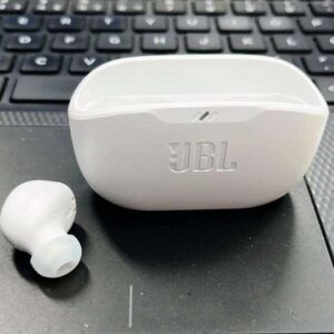 JBL, Fone de Ouvido Sem Fio, Bluetooth, Wave Buds TWS - Branco