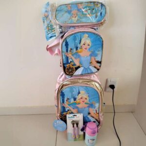 Kit Mochilete G Lancheira e Estojo Princesa Denlex - 1455