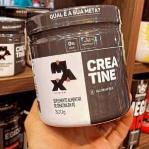Max Titanium Creatina - Suplemento alimentar de creatina em pó, 300g