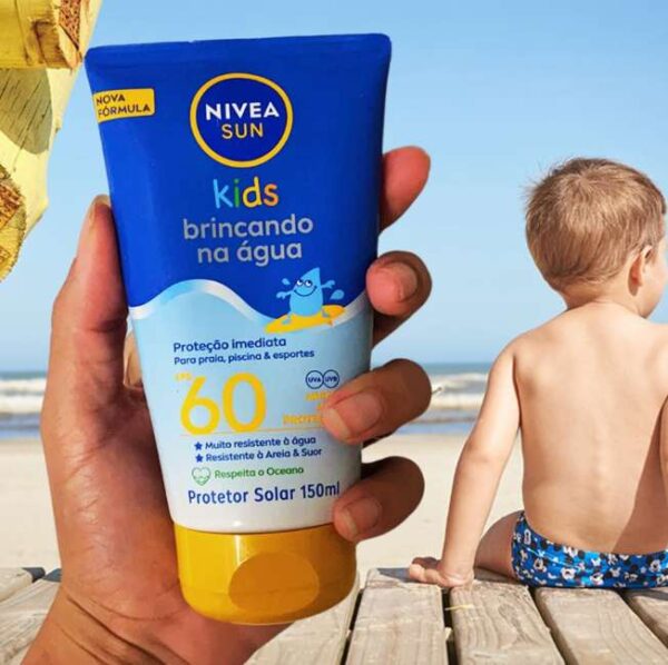 NIVEA SUN Protetor Solar Kids Brincando na Água FPS 60 150ml