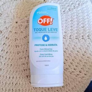 OFF! Repelente Toque Leve Gel, Protege contra Mosquitos, com Icaridina e Glicerina, 100g